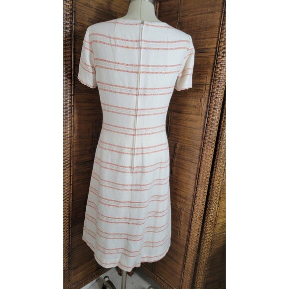 Rare Vintage 60s Leonard Arkin 2pc Linen Dress Suit VTG Size 12 (Modern 8?) - Picture 8 of 16